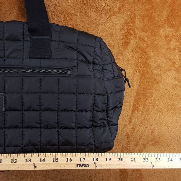 SAINT LAUREN Mens Black Nuxx Quilted Duffle Bag Shoulder Strap $2490 - Picture 12 of 14